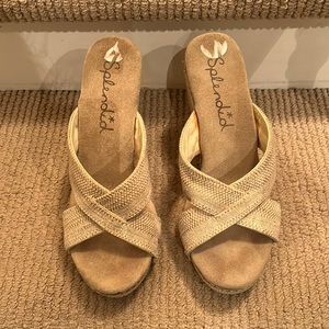 Splendid creme sandals. Size 8. Gently worn.